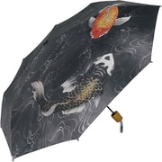 JK-166-03 鯉波紋 [晴雨兼用折りたたみ傘]