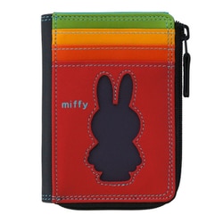 MY13844 [mywalit×miffy Zip Purse Card Holder シップパース ブラックペース]