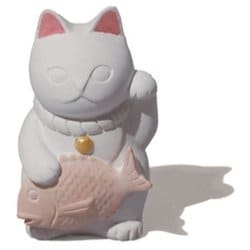 L495 [珪藻土 招き猫 S 日本製]