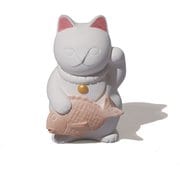 L496 [珪藻土 招き猫 M 日本製]