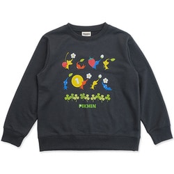 22864119 ピクミン KIDS トレーナー ダンドリ CHARCOAL 150cm