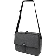 ＃5607CH [B5 フラップ ショルダーバッグ チャコールグレー]