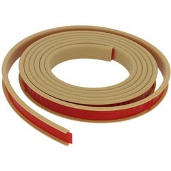 12mm厚の板材用木口モール 2M 茶 入数1個入 557-223