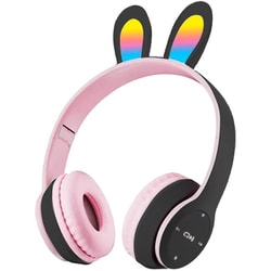ワイヤレスウサ耳ヘッドホン ブラック BES-355BK