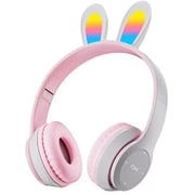 ワイヤレスウサ耳ヘッドホン グレー BES-355GL