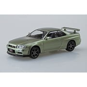 楽プラ スナップキット No.12-MJ 1/32 ニッサン R34 スカイライン GT-R ニュル（ミレニアムジェイド） [組立式プラスチックモデル]