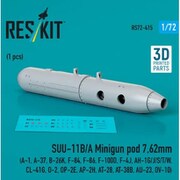 RSK72-0415 1/72 SUU-11B/A 7.62mmミニガンポッド [プラモデル用パーツ]