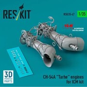 RSKU35-0047 1/35 CH-54A タルヘ エンジン （ICM用） [プラモデル用パーツ]