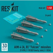 RSK48-0487 1/48 AIM-4（A・B） ファルコンミサイル 4個入 [プラモデル用パーツ]