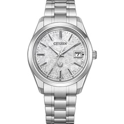 The CITIZEN（ザ・シチズン） 高精度 光発電エコ・ドライブ 年差±5秒 イーグルフェザーパターン文字板 AQ4100-57B
