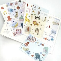サンディライオンシールセット 蝶と海洋生物のシール2シートセット レア 廃盤 Sandylion Stickers Holographic 1990s /safari Tropical Fish