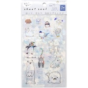 重ねて楽しいシートシール 氷雪×氷雪の中の生き物 ks-ss-10002
