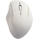 マウス Bluetooth 5.0/無線 2.4GHz 両対応 静音 ワイヤレスマウス 5ボタン エルゴノミクス 【Windows mac Chrome iPad MacBook Android 対応】 抗菌 Mサイズ 3台接続可能 SHELLPHA ホワイト M-SH20MBSKWH