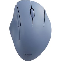 マウス Bluetooth 5.0/無線 2.4GHz 両対応 静音 ワイヤレスマウス 5ボタン エルゴノミクス 【Windows mac Chrome iPad MacBook Android 対応】 抗菌 Sサイズ 3台接続可能 SHELLPHA ネイビー M-SH21MBSKNV