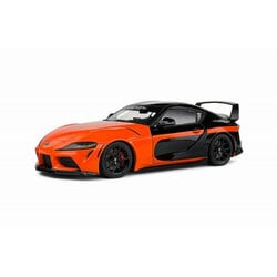 S1809005 1/18 トヨタ GR スープラ ストリートファイター 2024 オレンジ/ブラック [ダイキャストミニカー]