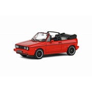 S4315801 1/43 フォルクスワーゲン ゴルフ Mk.1 コンバーチブル スポーツライン 1992 レッド [ダイキャストミニカー]