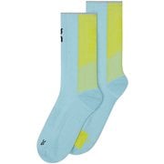 パフォーマンス ランソック ハイ ユニセックス ランニングウェア ソックス ウォッシュ/ライム 28-30cm 2UF10043336