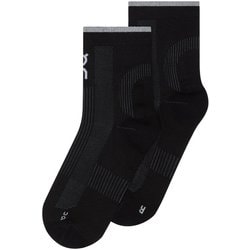 パフォーマンス ラン ソック ミッド ユニセックス ランニングウェア ソックス ブラック/イクリプス 22-24.5cm 2UF10050106