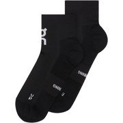 コア ランソックス ミッド 2パック ユニセックス ランニングウェア ソックス ブラック 30.5-32cm 2UF10070553