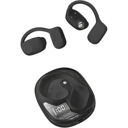 完全ワイヤレスイヤホン Bluetooth対応 オープンイヤー型 ブラック JKTWS062BK