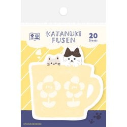 型抜きふせん マグカップにゃんこ わたしびより QF201