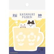 型抜きふせん マグカップにゃんこ わたしびより QF201