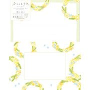 限定 今日のお手紙 レターセット ミモザリース LLL461
