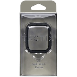 OWL-AWCVTAC45-BK [Apple Watch 45mm（9/8/7）用 画面保護ガラス一体型ケース TACTIX（タクトナイン）]