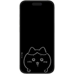 CK-60B [iPhone 16/15/15 Pro/14/14 Pro/13/13 Pro 対応 ガラススクリーンプロテクター ちいかわ ハチワレ]