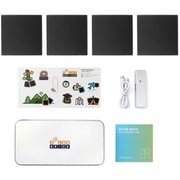 ソーラー充電器 4枚セット ブラック SB-4PBK