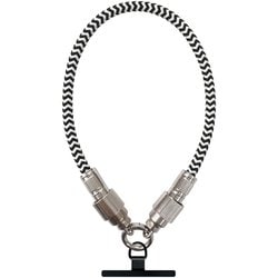 CABLE in STRAP ブラック＆ホワイト iSB-CHS03