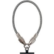 CABLE in STRAP ブラック&ホワイト iSB-CHS03