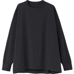リカバリーデイズ ロングスリーブ レディース リカバリーウェア 長袖シャツ ファントムブラック Lサイズ 一般医療機器 8550