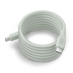 スパイラルケーブル USB-C to USB-C 1m 240W対応 カームブルー CIO-NLSC30000-CC1-CBL
