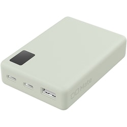 CIO Mate Powerbank 001 モバイルバッテリー 10000mAh 20W USB-C×2/USB-A×1 カームブルー MATE-PB001-CBL