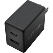 USB急速充電器 CIO Mate Charger 004 USB PD(パワーデリバリー)/QC(クイックチャージ)対応 67W USB-C×1/USB-A×1 PD-PPS ライトブラック MATE-CH004-LBK