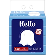 ハロー ソフトパックティシュ 170組×4個パック