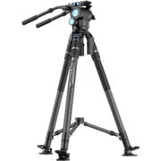 SVS75 ラピッドシステムビデオ三脚 ワンステップ高さ調整機能 フルードヘッド付き SVS75+SVH15-JP