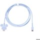 USB 2.0 CABLE TYPE-C to TYPE-C 1.5m ディズニーキャラクター ミッキーアイコン ペールブルー 669-983003