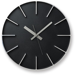 掛時計 Edge Clock ブラック エッジ クロック AZ24-08 BK