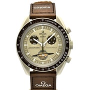 オメガ×スウォッチ MISSION TO SATURN 42mm QZ 並行輸入品 2年保証 SO33T100