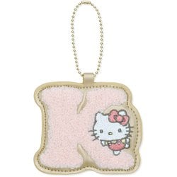 001744-53 [サンリオキャラクターズ イニシャルホルダー 相良刺繍 K/ハローキティ]
