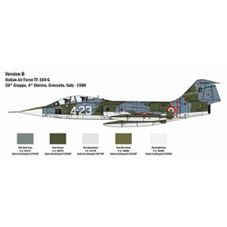 イタレリ 1/32 F-104G/S スターファイター 1/32 F104G/Sスターファイター カナダ空軍 完成品｜艦船模型の