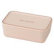 C18037-4 BARANCED 抗菌一段ランチ 600ml 弁当箱 BE(ベージュ) mbaranced1
