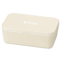 C18089-3 bitie シンプル一段ランチ 弁当箱 IV（アイボリー） mbitie1lunch