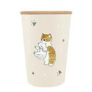 mf2way400 [53-2038 mofusand モフサンド 木蓋付き2WAY真空二重タンブラー 400ml タンブラー しろくま]