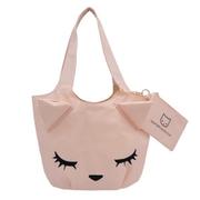 adp221008 [P221008-31 ナイロンプーちゃんポーチ付きバルーントート ポーチ付きバルーントート ピンク]