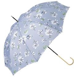B-145429 because ビコーズ 晴雨兼用 長傘 ドローイングフラワーサックス belong3