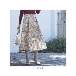 franche lippée シェリーラファム ネコ図鑑プリントプリーツスカート franche lippée シェリーラファム ネコ図鑑プリントプリーツスカート