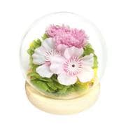C38201 お供え ガラスドーム 四季と暦 春サクラ glassdomeshiki2